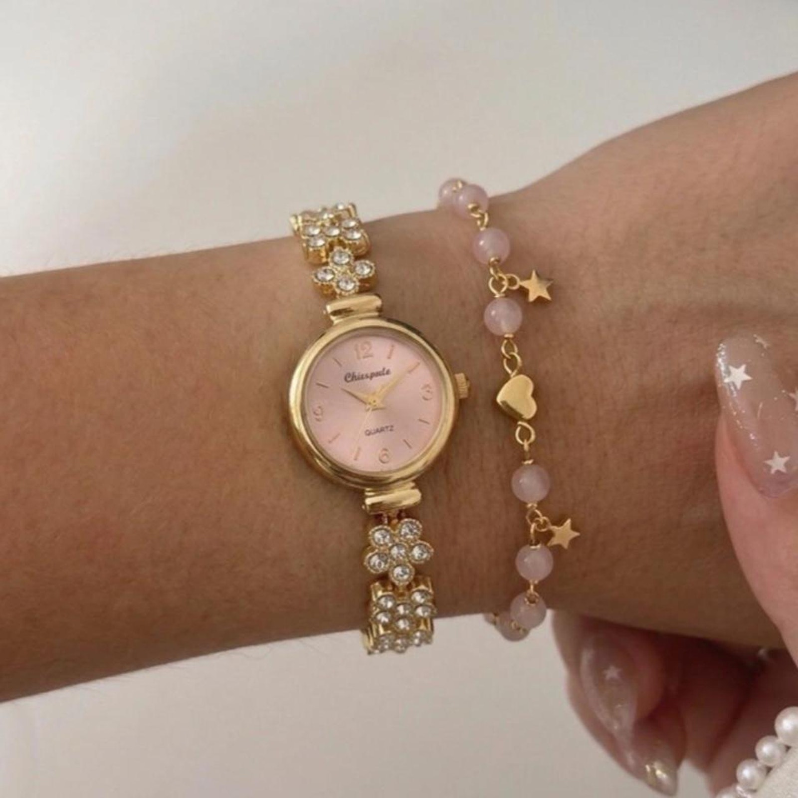 Gold Rose Mini Watch Gold
